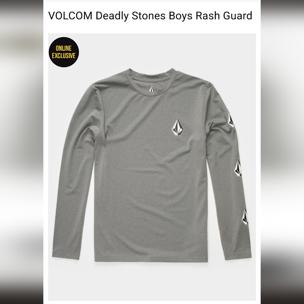 Tilly's VOLCOM Deadly Stones Boys Rash Guard